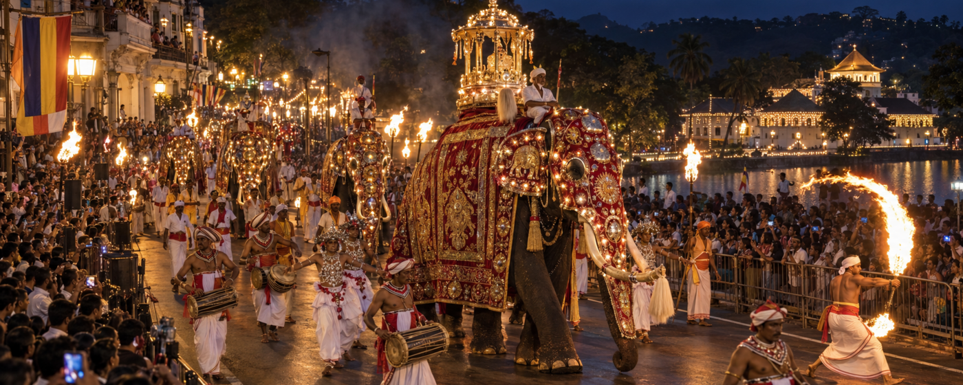 Kandy Arrival