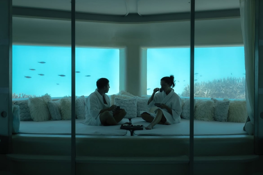 Underwater Spa by Huvafen Fushi